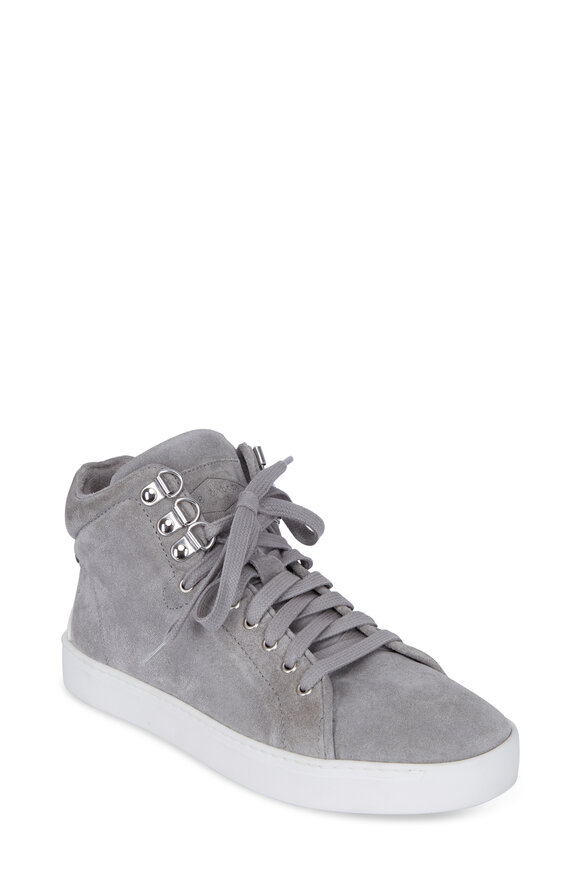 Rag & Bone - Kent Gray Suede High-Top Sneaker | Mitchell Stores display picture 1