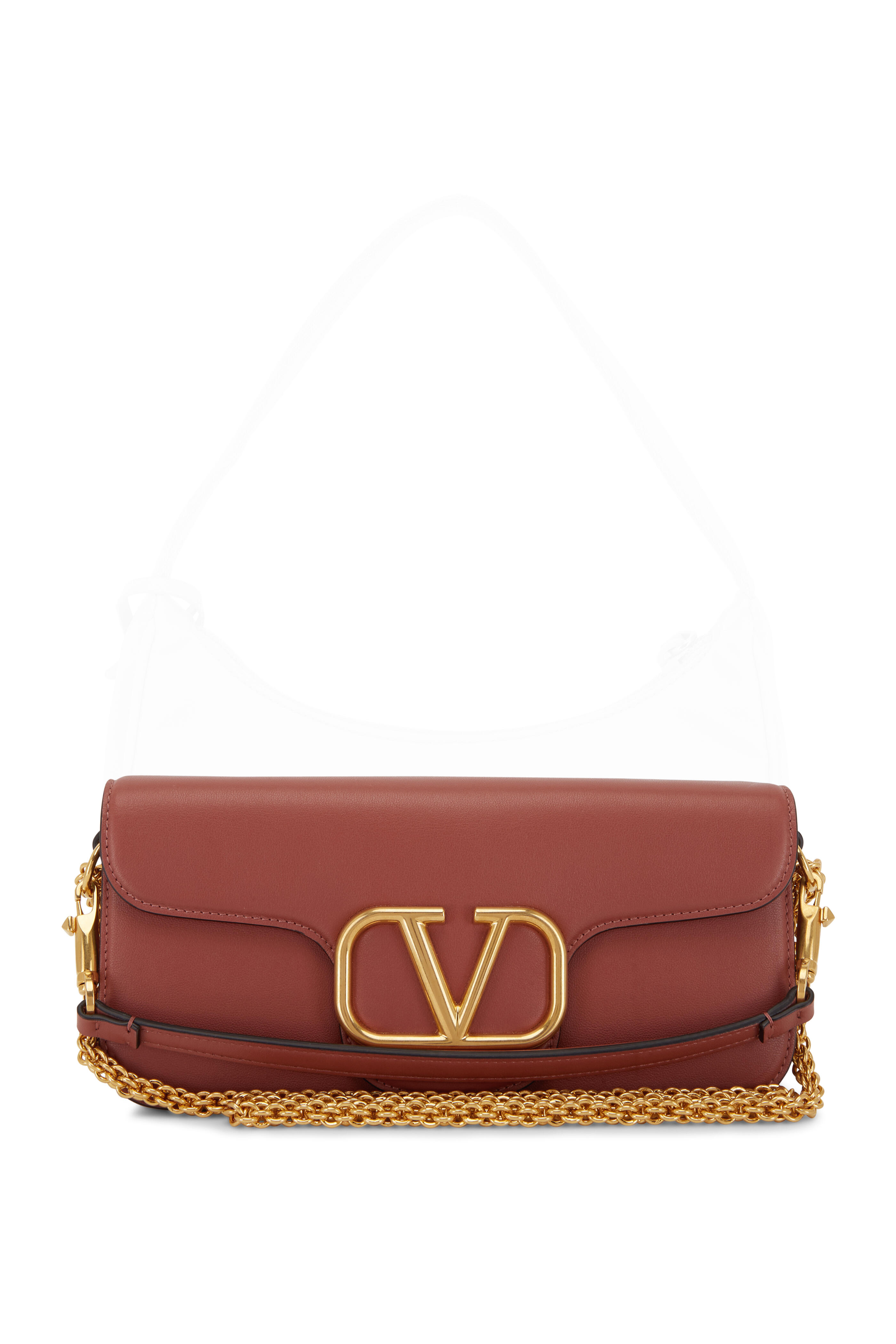 Valentino Garavani V-Logo Shoulder Bag Black