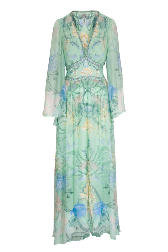 Camilla Dreaming in Dutch Silk Maxi Dress 