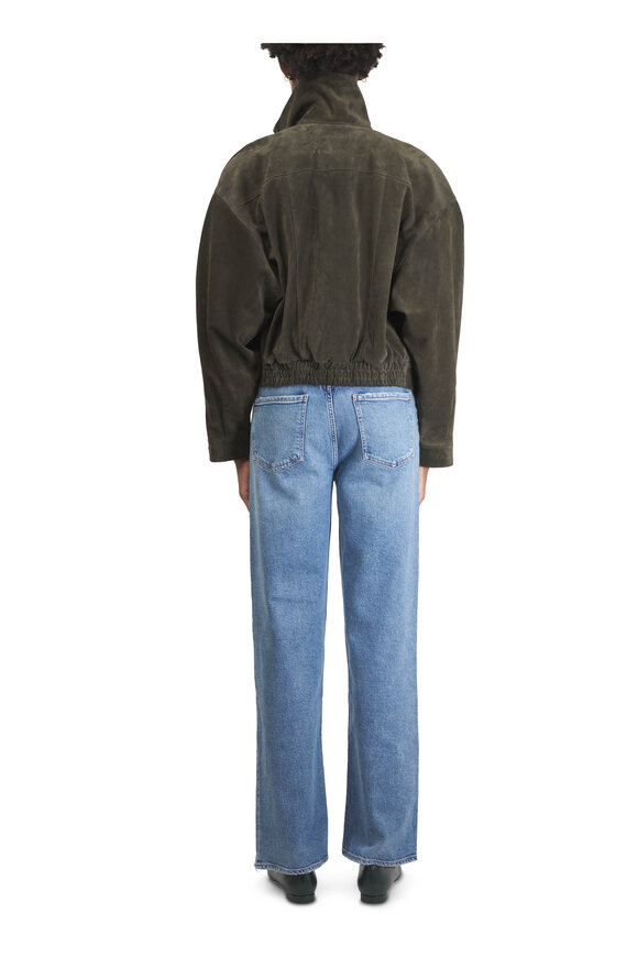 Saint Laurent Military Suede Blouson Jacket - view 4