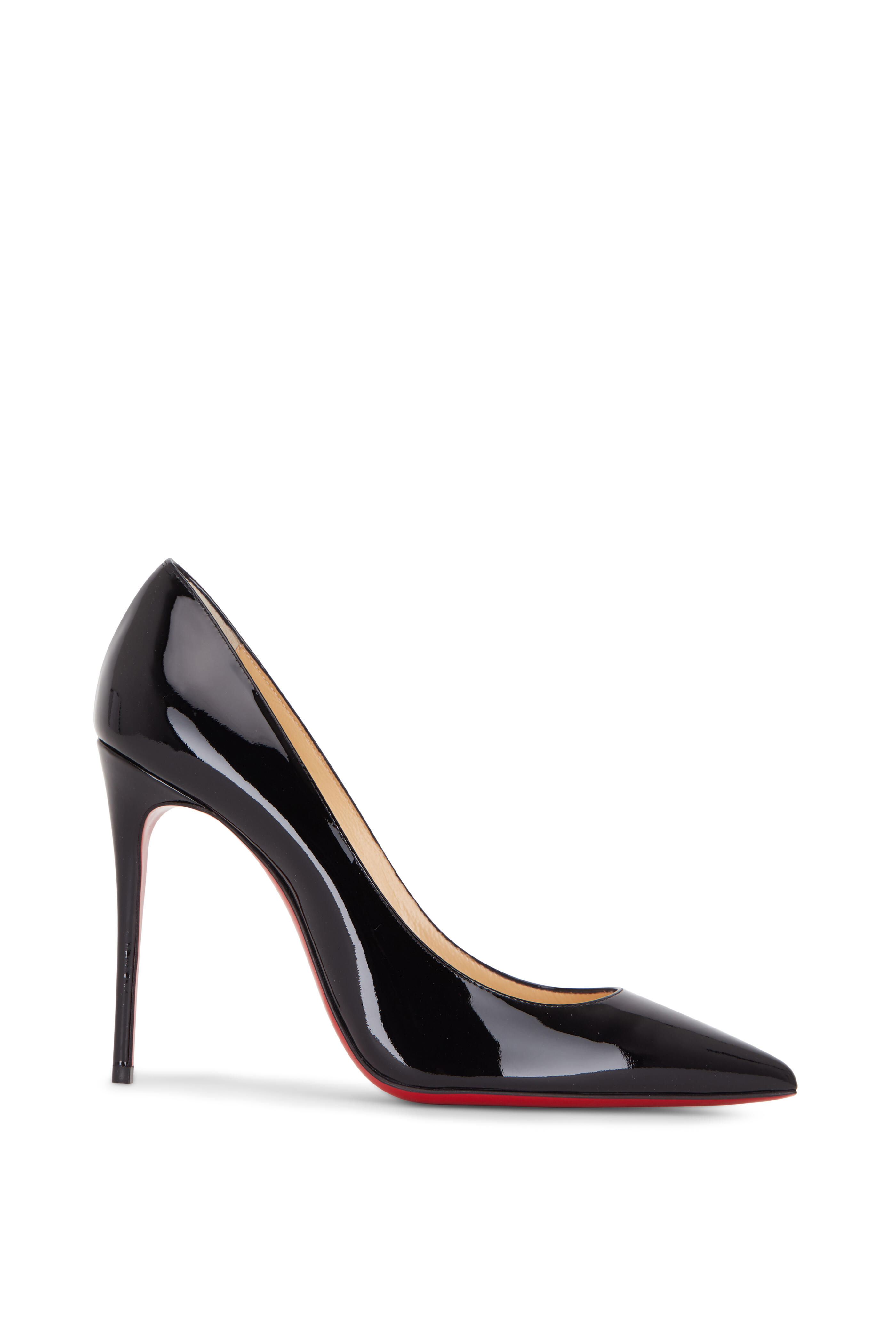 Christian Louboutin - Kate Black Patent Leather Pump, 100mm