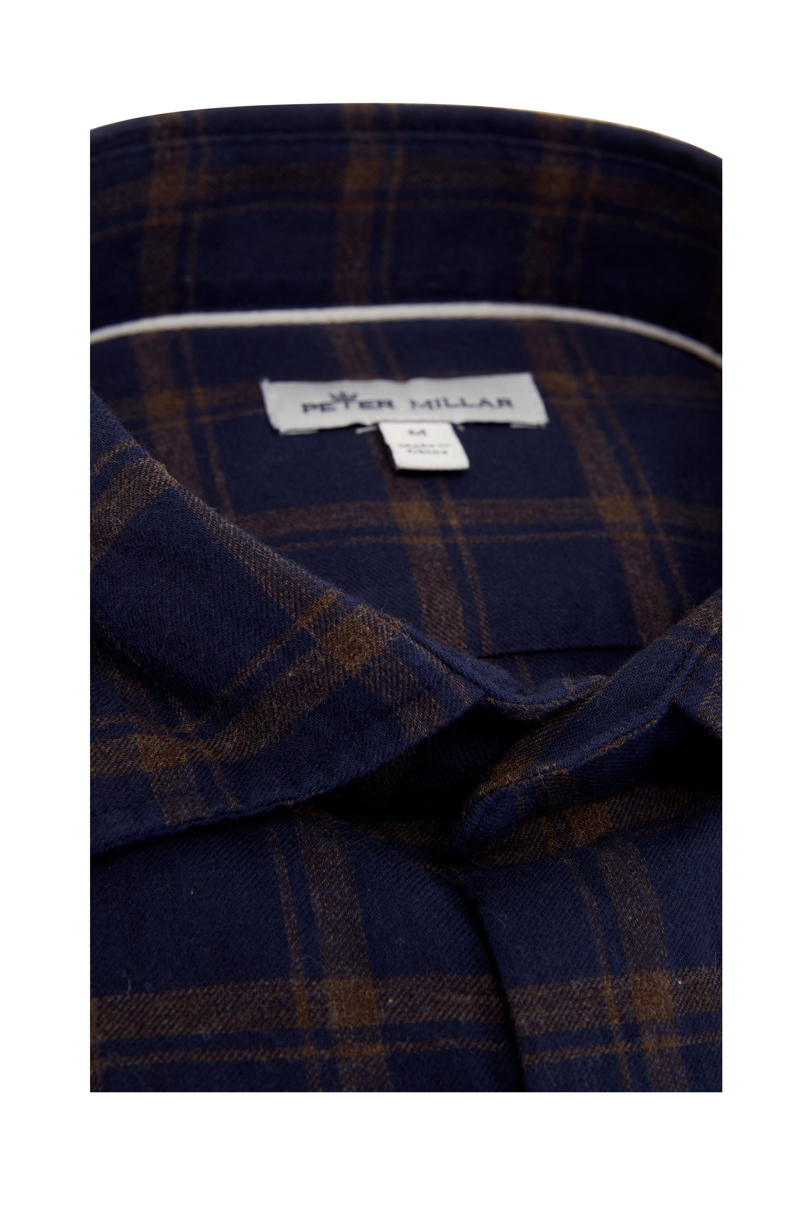 Peter Millar - Atlantic Blue Singletree Check Cotton Sport Shirt