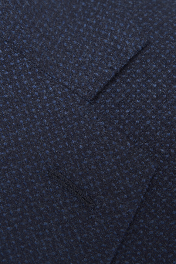 Atelier Munro - Tonal Blue Textured Wool Sportcoat