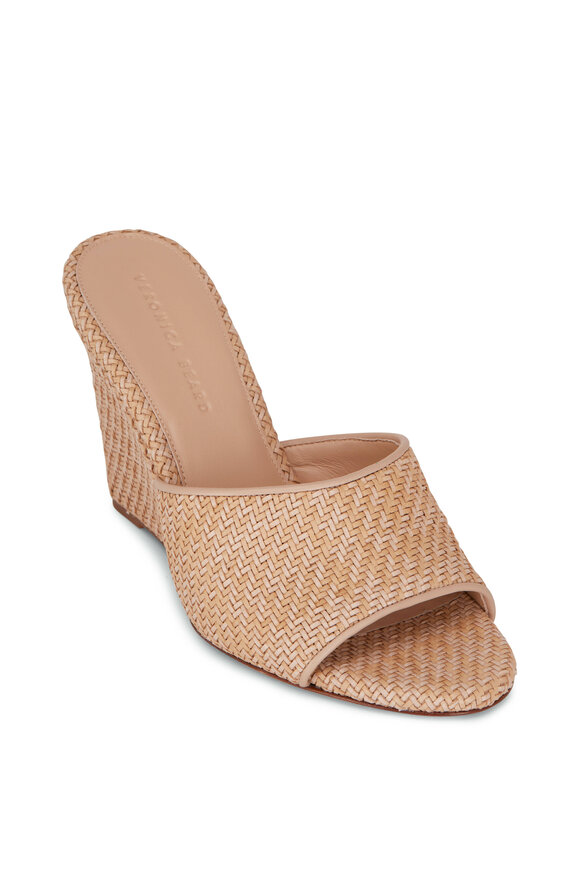 Veronica Beard - Dali Natural Raffia Wedge