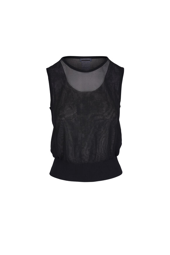 Tシャツ・カットソー BOTTEGA VENETA SS21 MESH CARDIGAN (648977_V0BN03103) Bottega Veneta - Patchwork Wool Knit Cardigan | Mitchell Stores