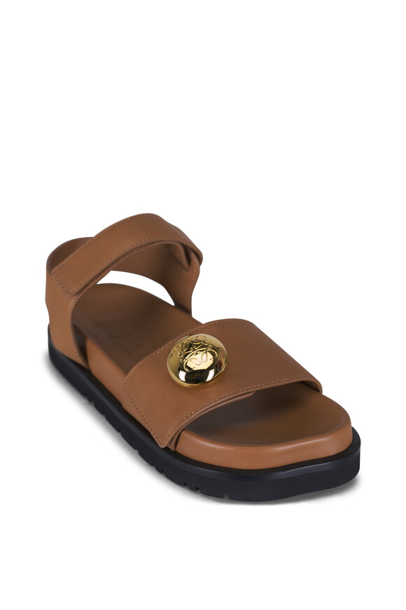 Loewe - Petal Shitake Strass Leather & Crystal Mule, 45mm