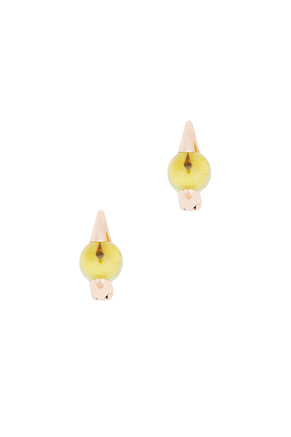 Pomellato - Rose Gold Peridot Earrings