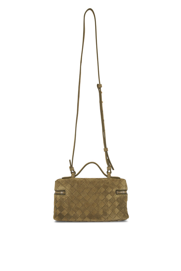 Bottega Veneta Bang Bang Mud Intrecciato Suede Vanity Case - view 3