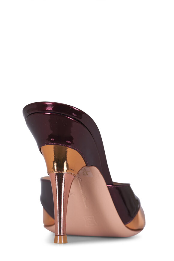 Gianvito Rossi Marea Rosegold & Bonze High Heel Sandal, 95mm - view 4