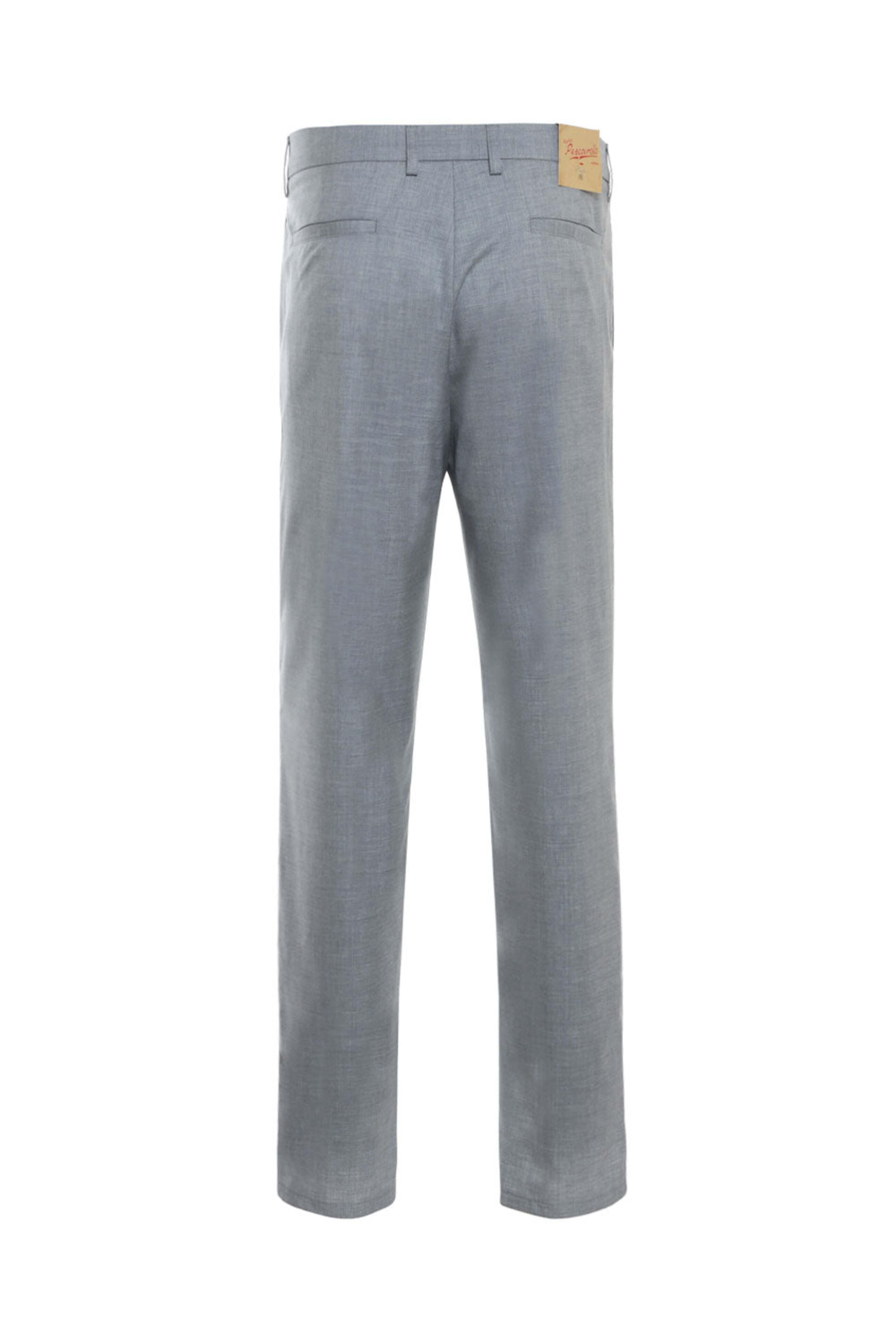 Marco Pescarolo - Pearl Grey Virgin Wool Dox Dress Pant