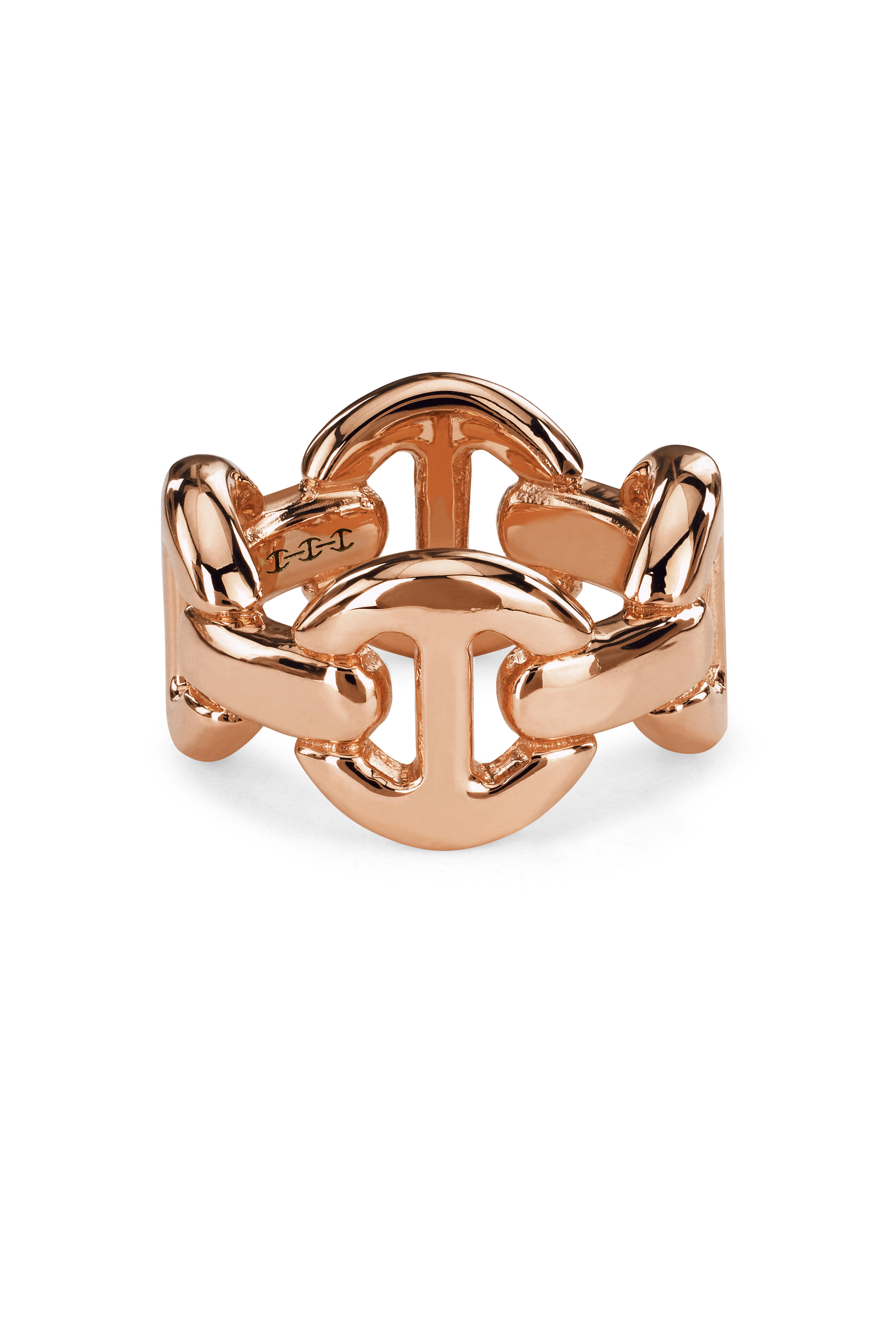 Hoorsenbuhs 18K Rose Gold Quad Link Ring | Mitchell Stores