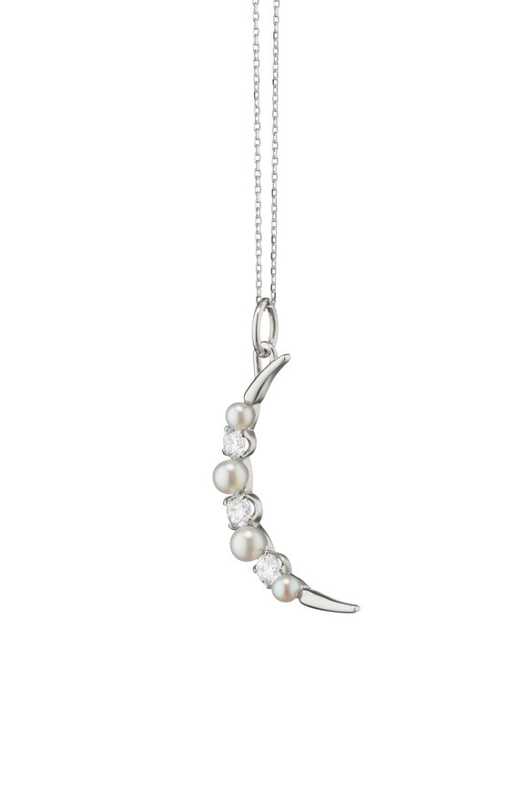 Monica Rich Kosann - Sapphire & Pearl Moonstone Necklace