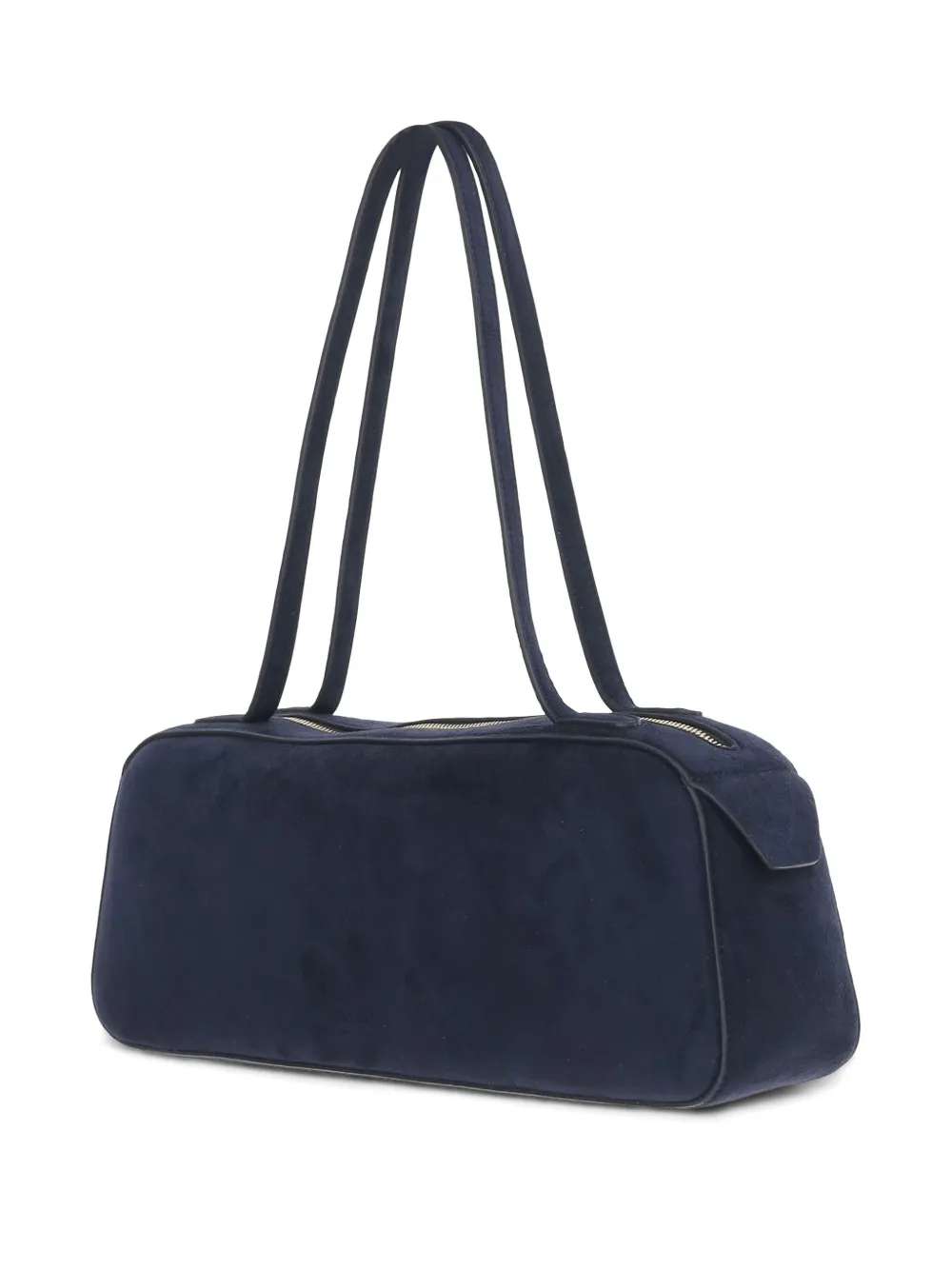 Khaite - Simona Midnight Suede Shoulder Bag