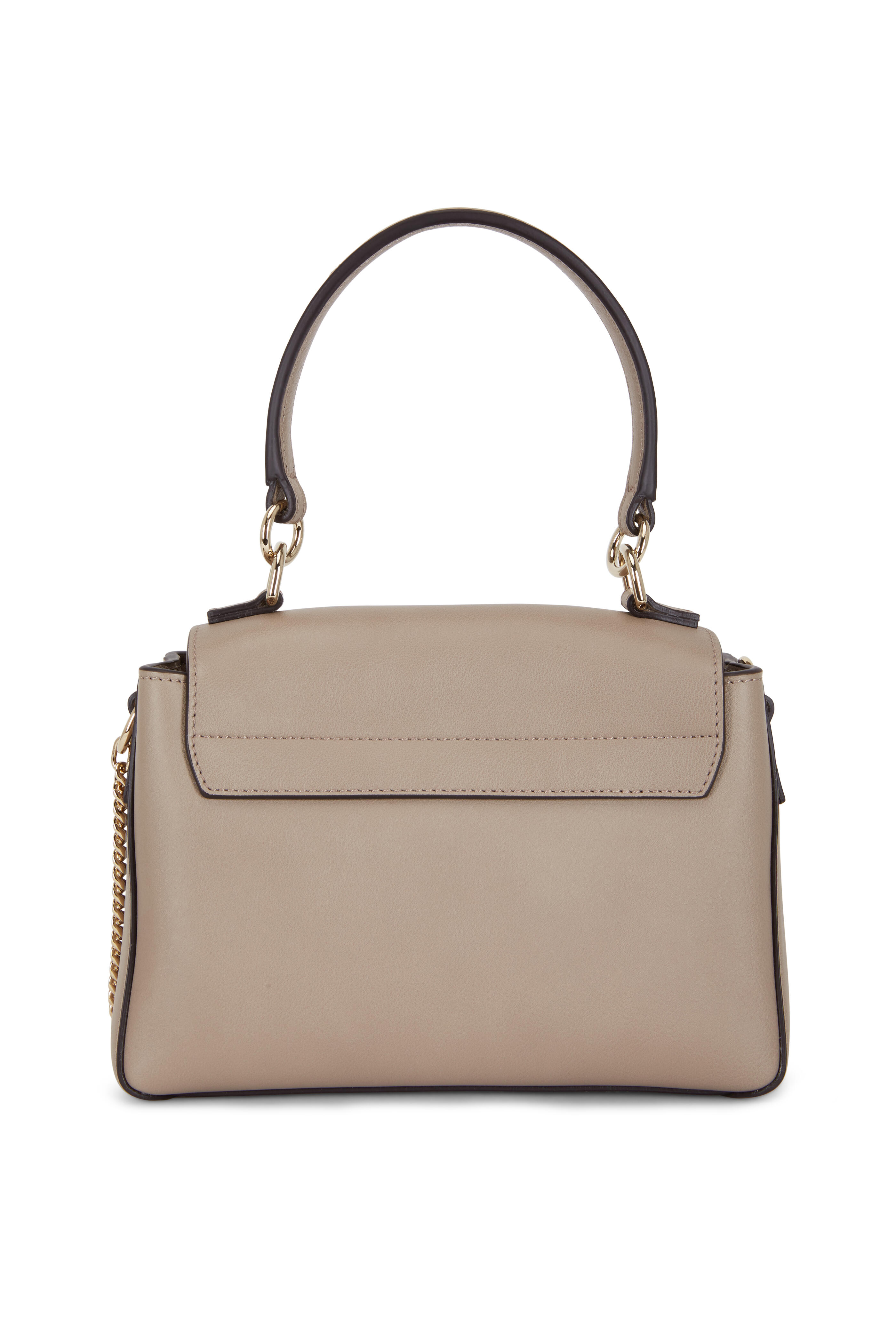 Chloé - Mini Faye Motty Gray Leather Bag