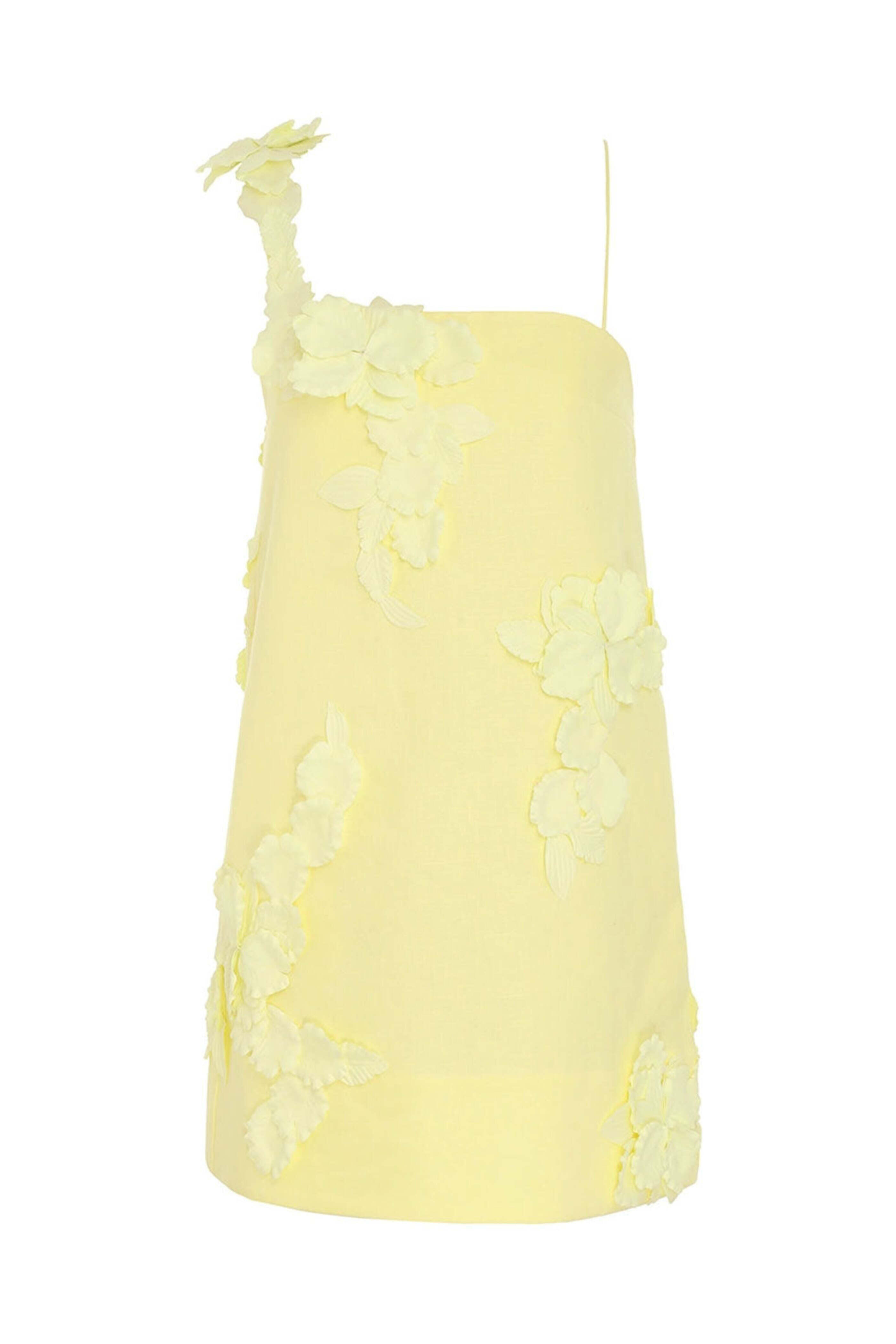 Zimmermann - Lemon High Tide Lift Off Flower Mini Dress