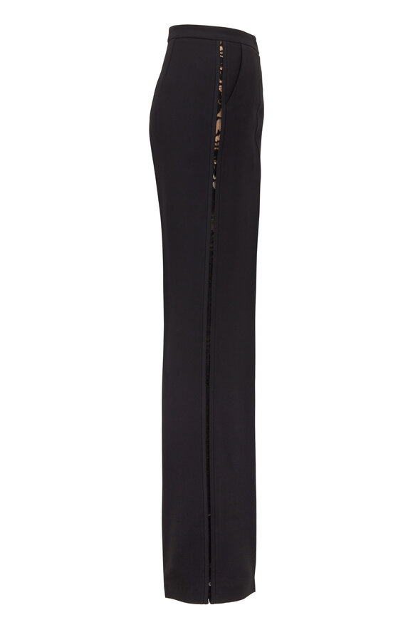 Elie Saab - Black Side Lace Inset Pants