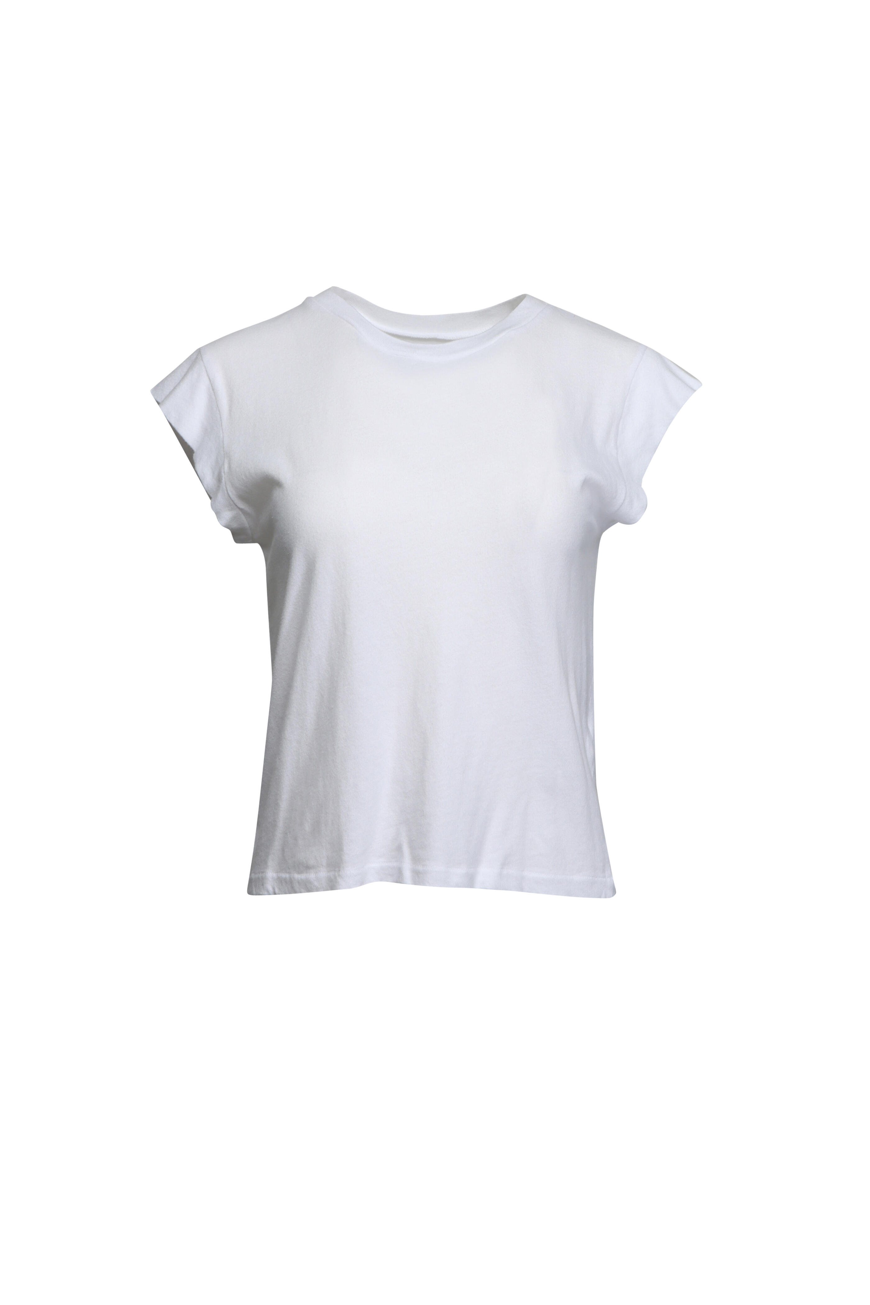 The Great - Peak True White Shoulder Tee