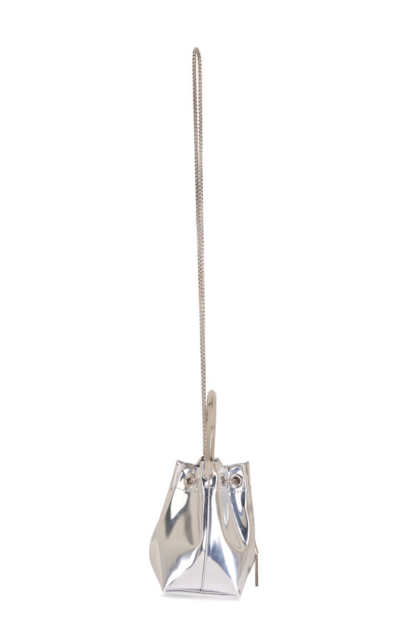 Jimmy Choo Bon Bon Silver Mirror Top Handle Bag - view 3