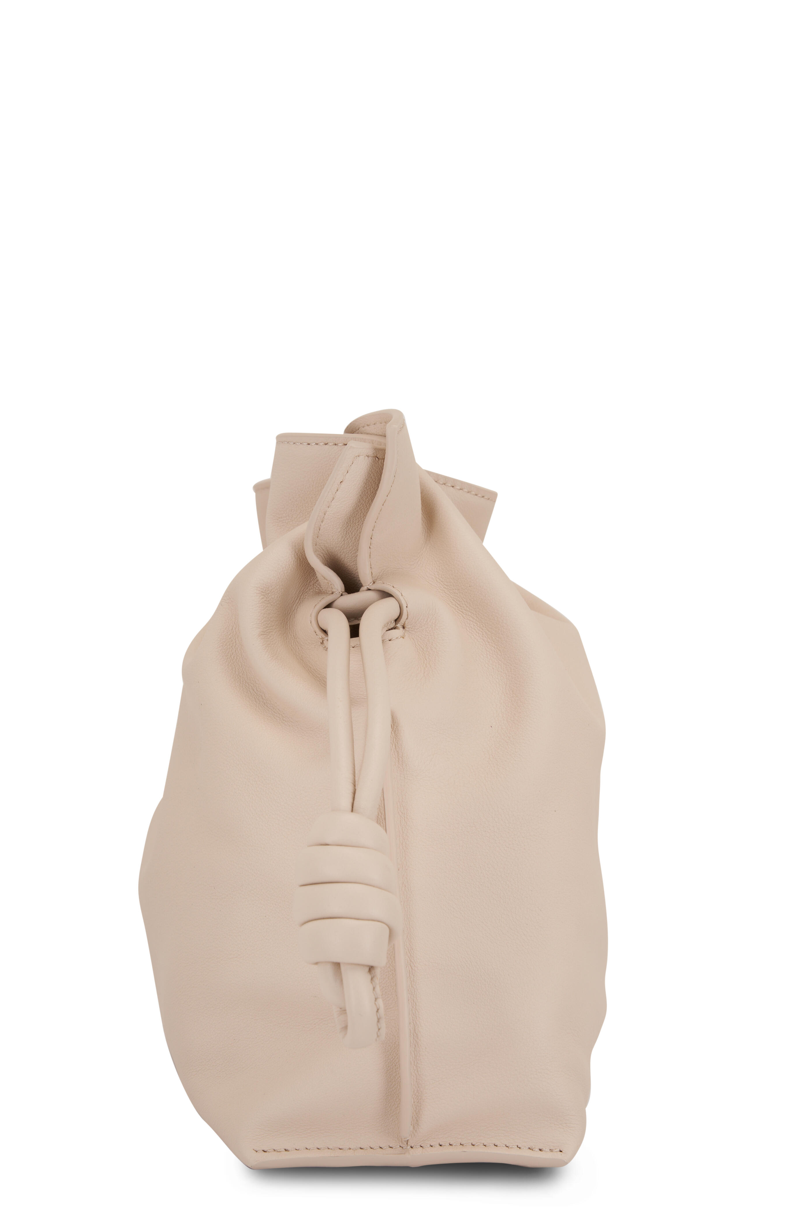 Loewe - Medium Flamenco Angora Leather Knot Clutch