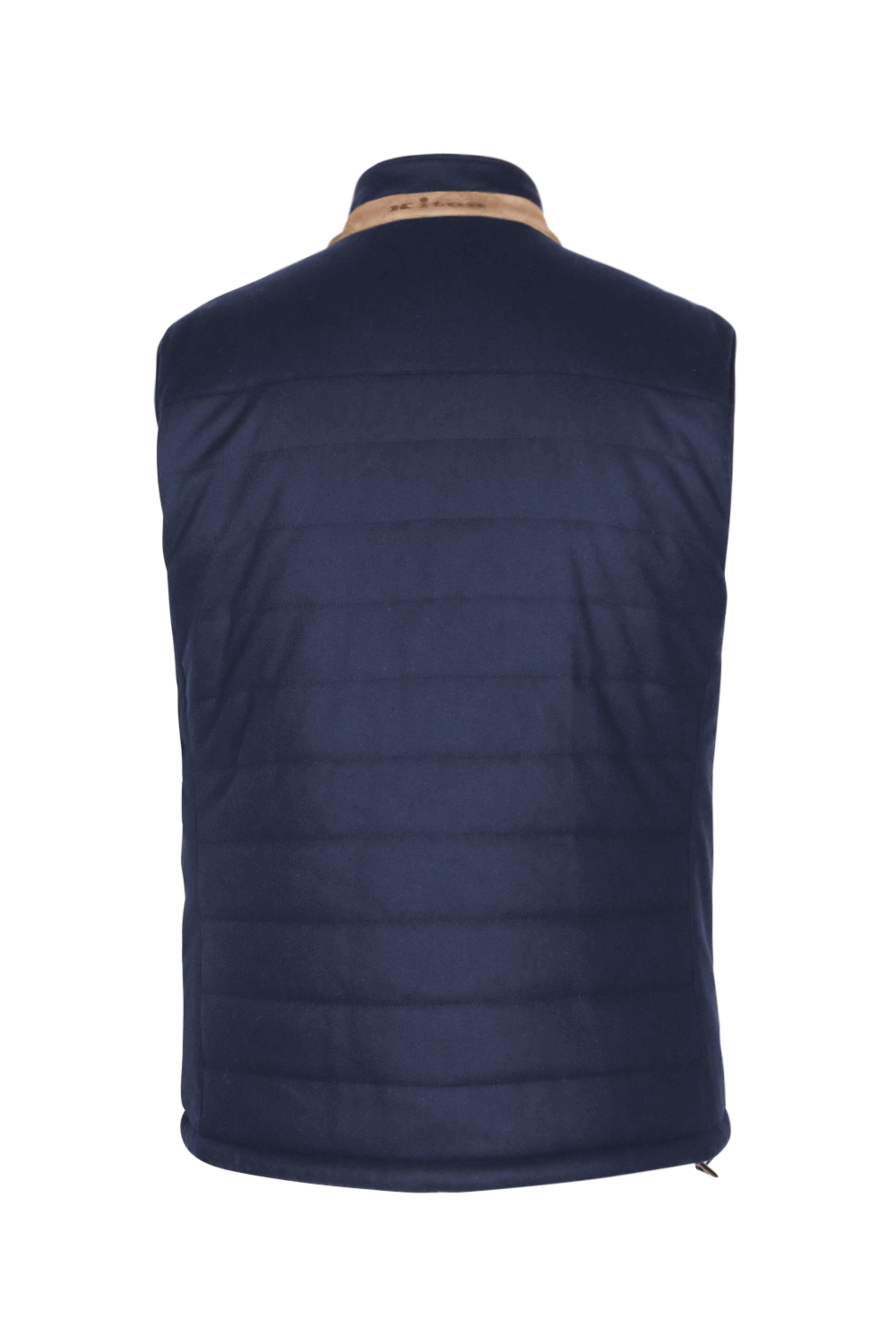 Kiton - Navy Blue Cashmere Vest
