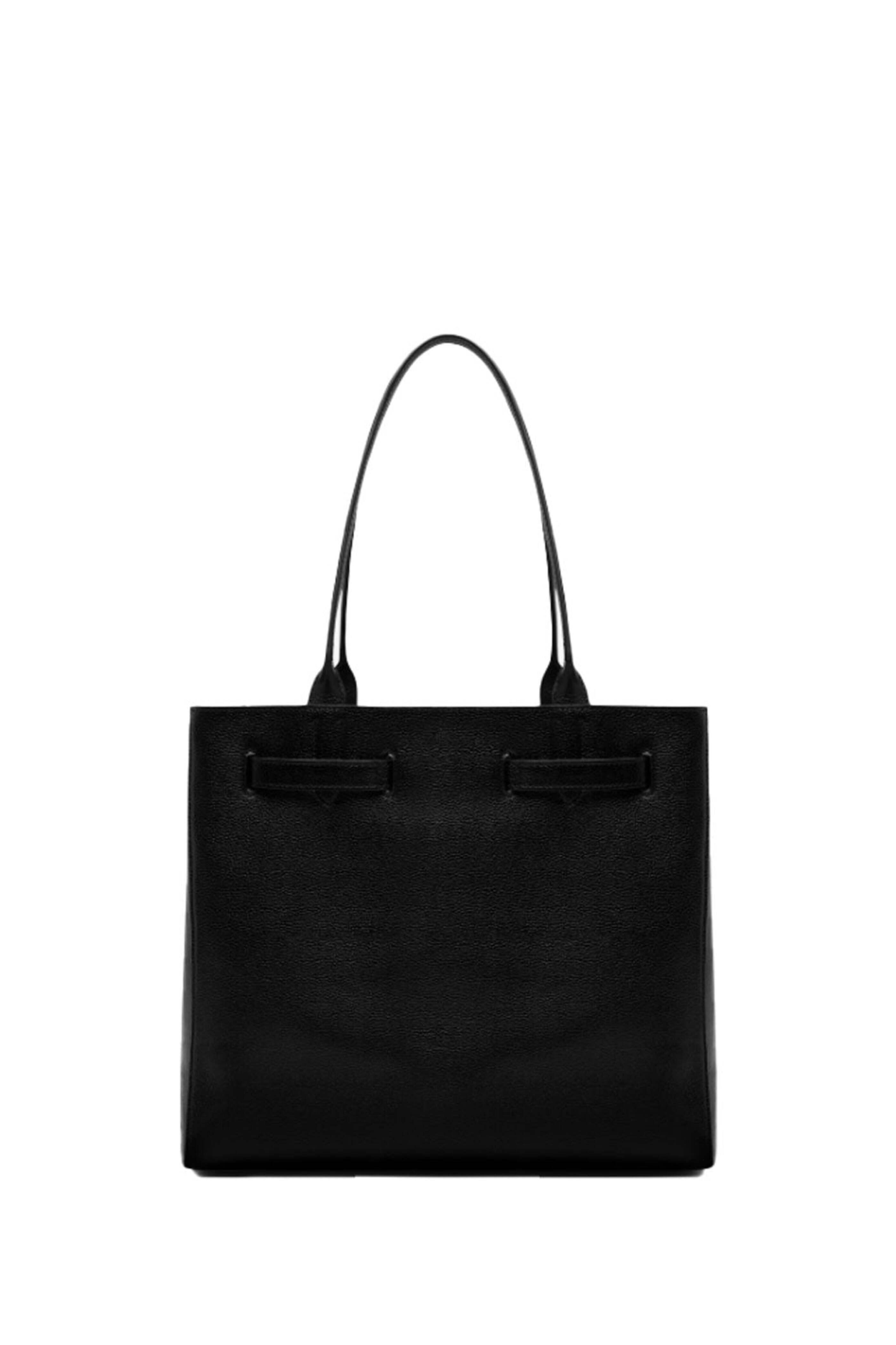 Tom Ford - Large Audrey Grain Leather Tote in Black