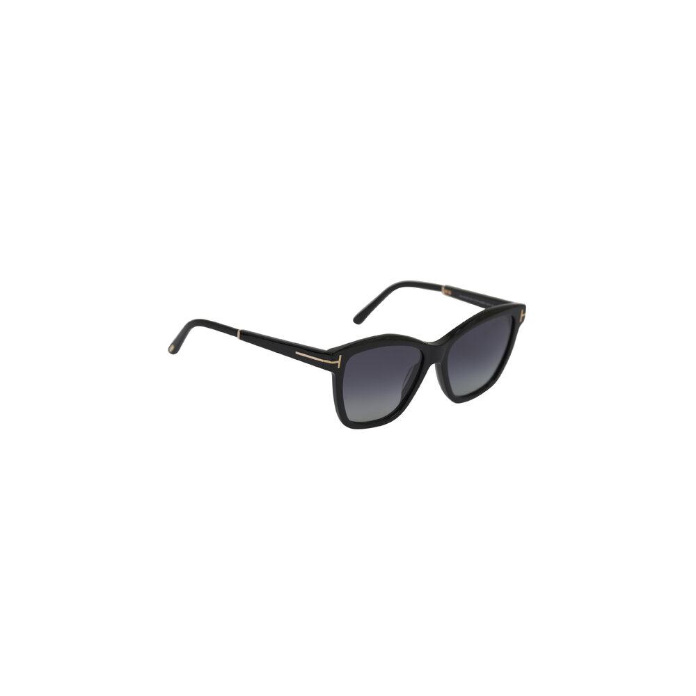 Tom Ford Eyewear - Lucia Black Polarized Sunglasses display picture 1