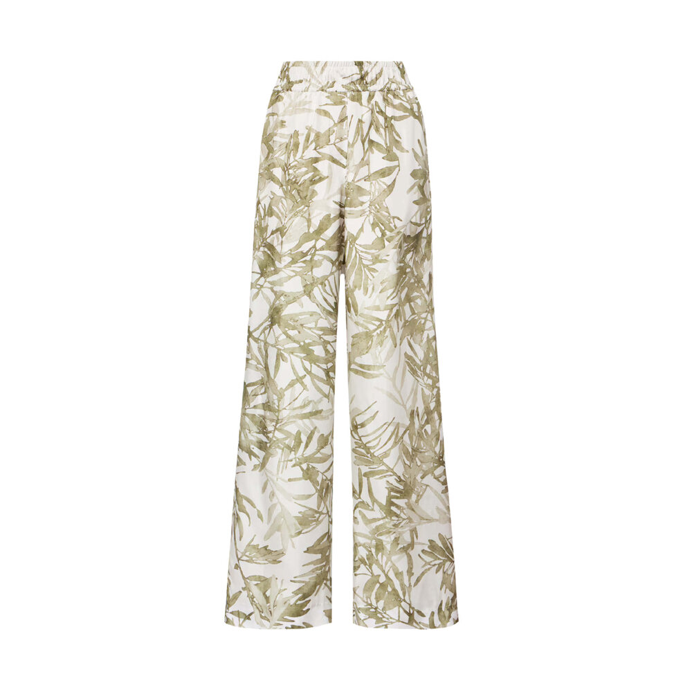 Brunello Cucinelli - Panama & Green Herbarium Print Pajama Pant