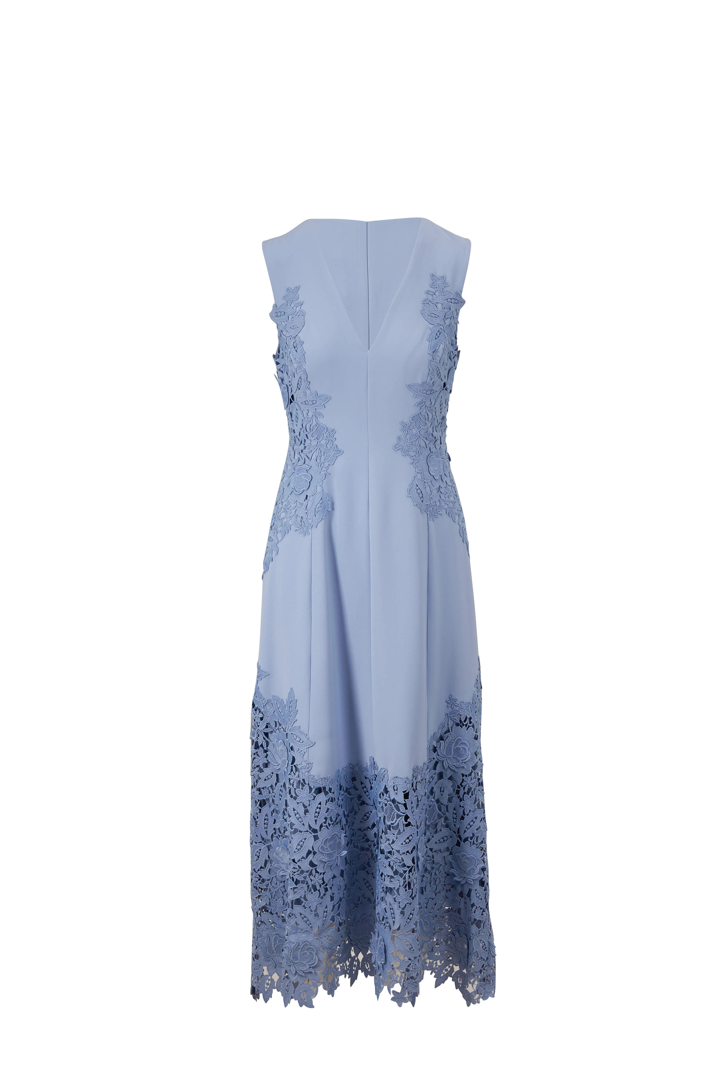 Lela rose blue lace dress hotsell