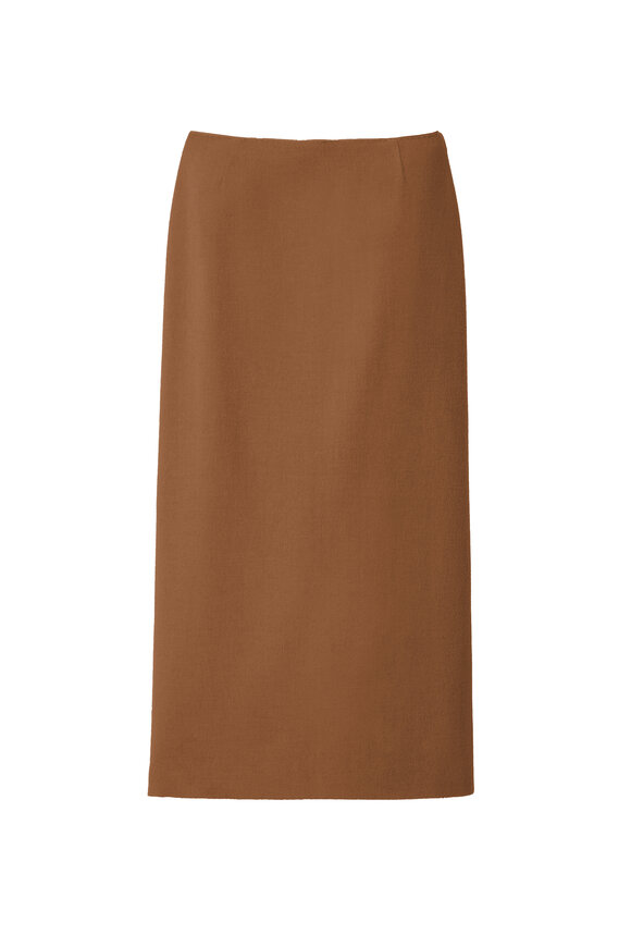 Lafayette 148 New York Vicuna Camel Hair Pencil Skirt - view 1