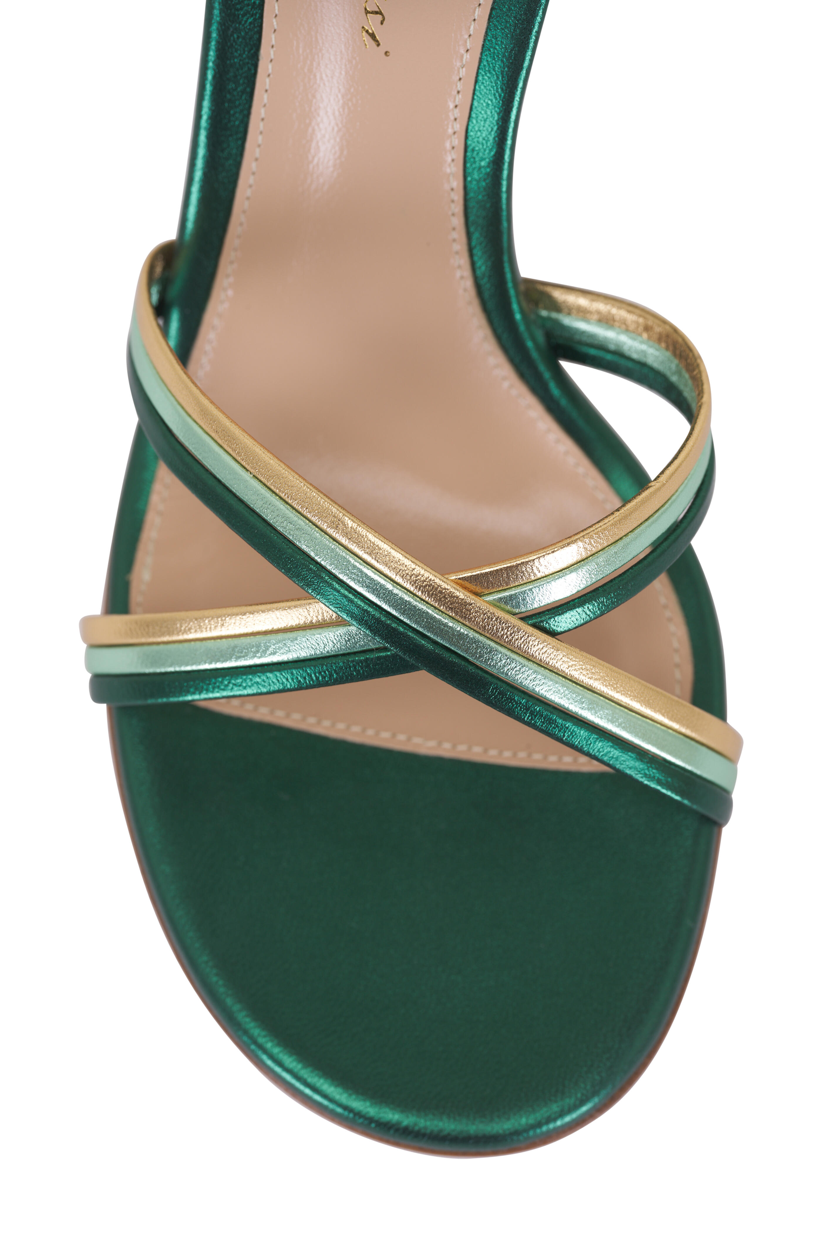 Gianvito Rossi - Hunter, Aloe, Mekong Strappy Sandal, 85mm