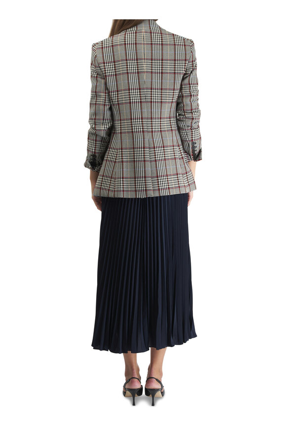 Veronica Beard - Addi Navy Pleated Skirt