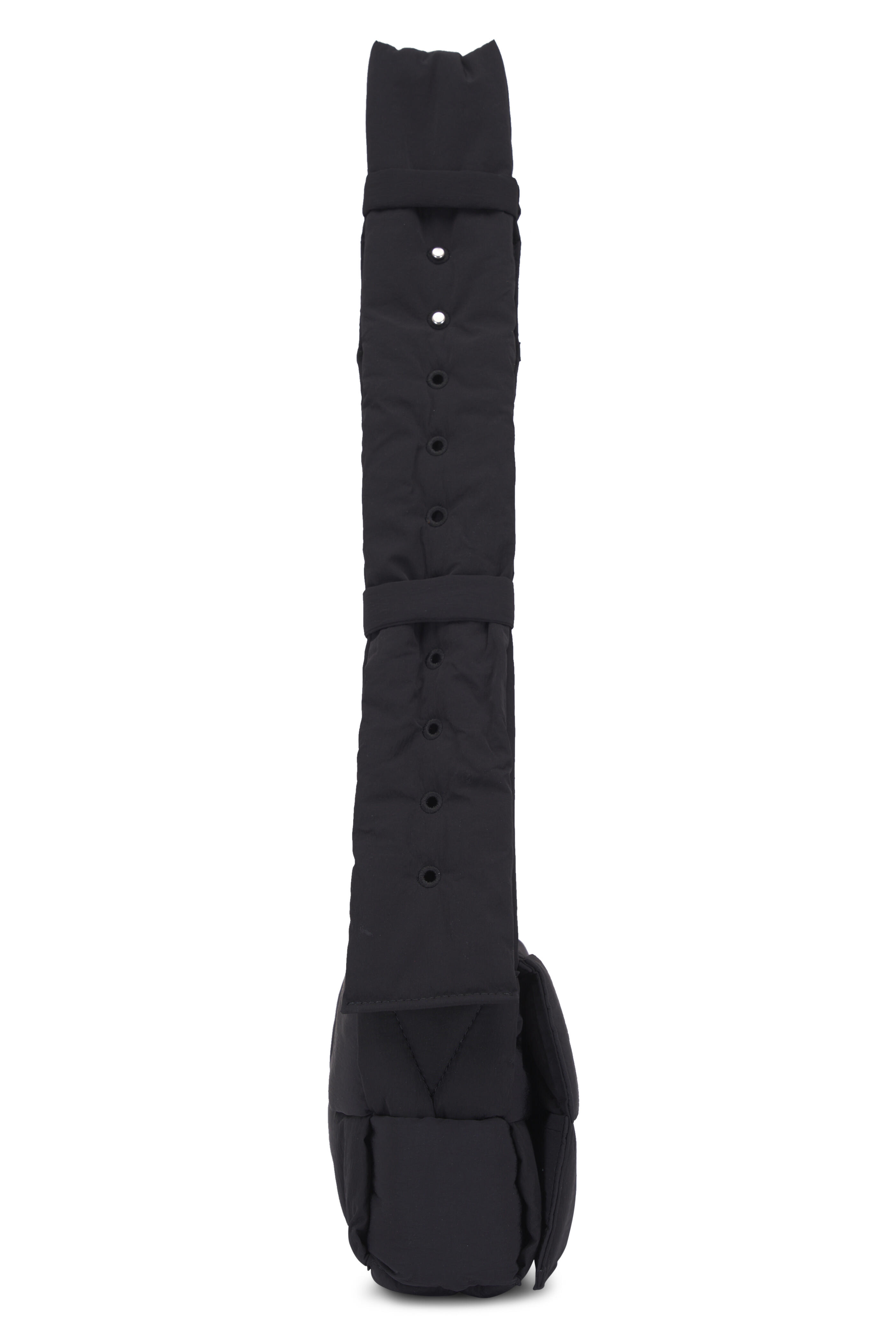 Bottega Veneta - Small Padded Tech Cassette Black Crossbody Bag