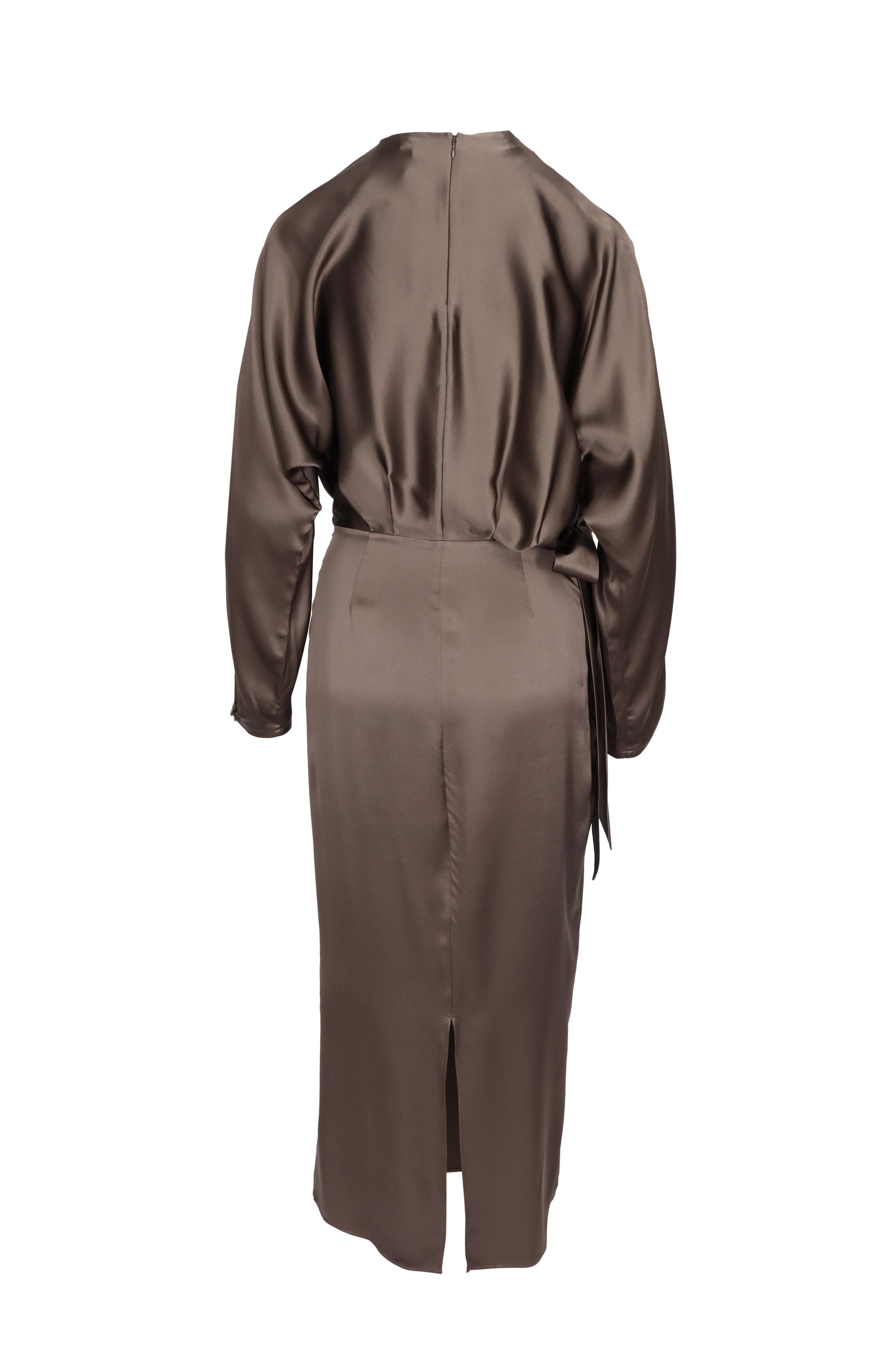 Staud - Phoebe Truffle Silk Dress