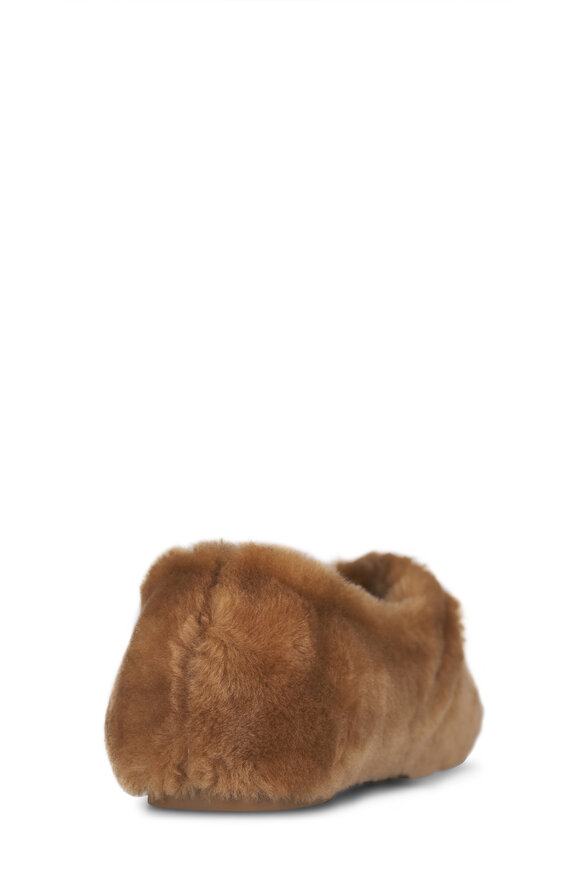 Loewe Oak Pebble Shearling Ballerina Flat - view 5
