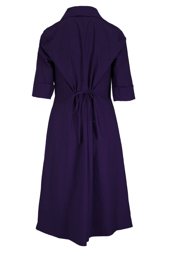 Peter Cohen Erin Purple Cotton Dress - view 2