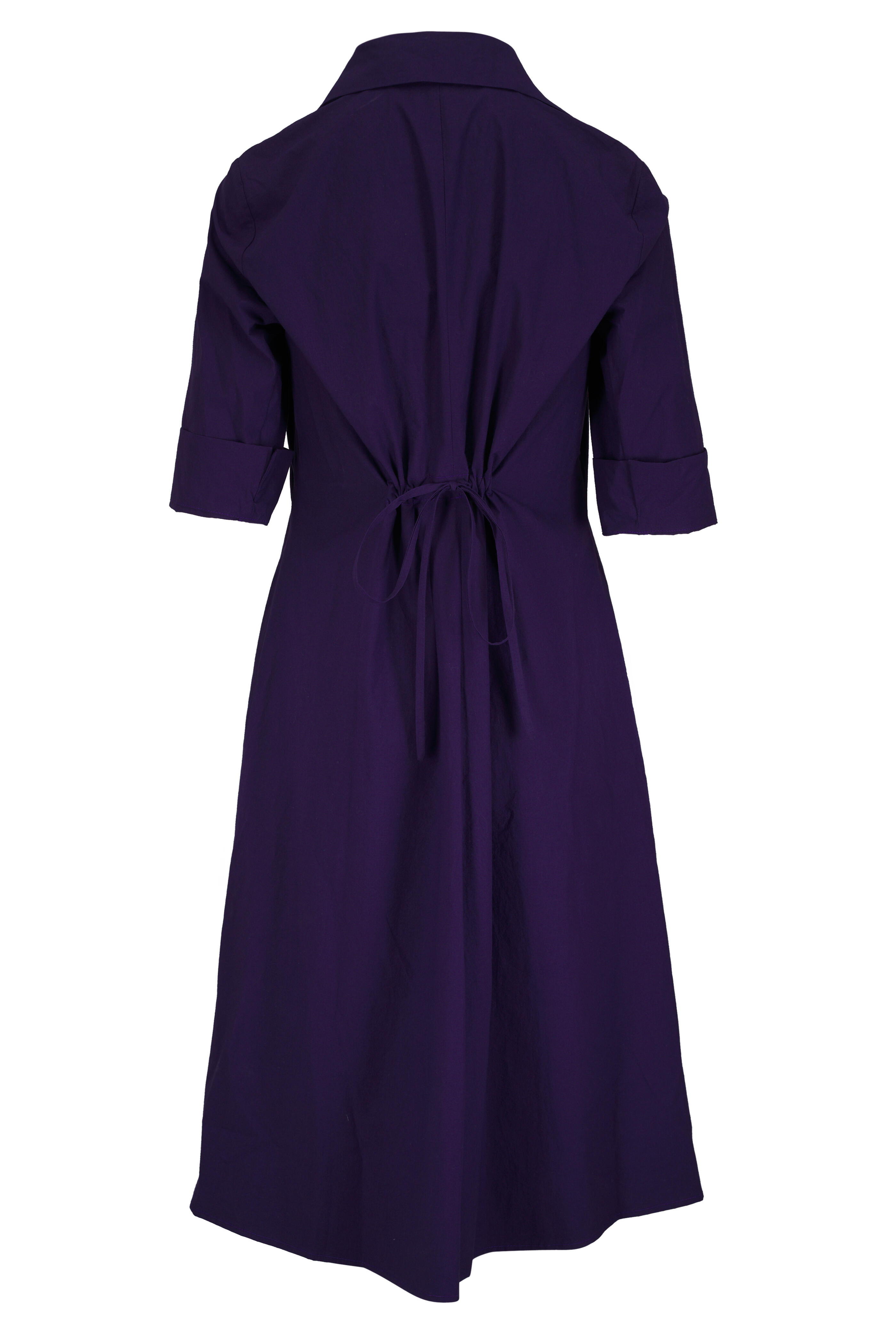 Peter Cohen - Erin Purple Cotton Dress - view 2