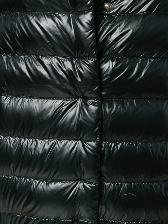 Herno Black Three-Quarter Sleeve Puffer Jacket - view 5