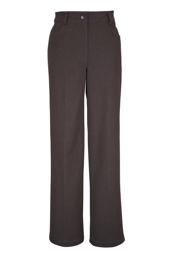 パンツ Fendi Grain De Poudre Pants Fendi - Black Tech Fabric Embossed FF Legging | Mitchell Stores