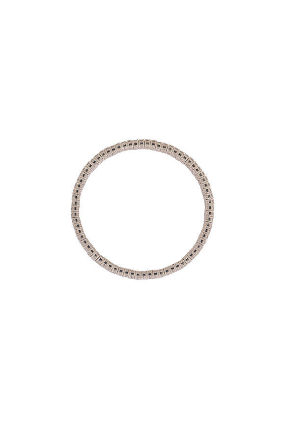 ZYDO 18k White Gold Window Stretch Diamond Bracelet - view 3