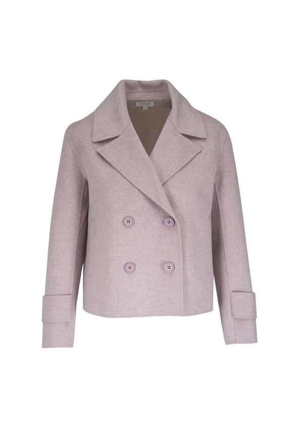 【関税&送料込】Saint Laurent Camel Wool Short Coat jacket in wool gabardine | Saint Laurent | YSL US