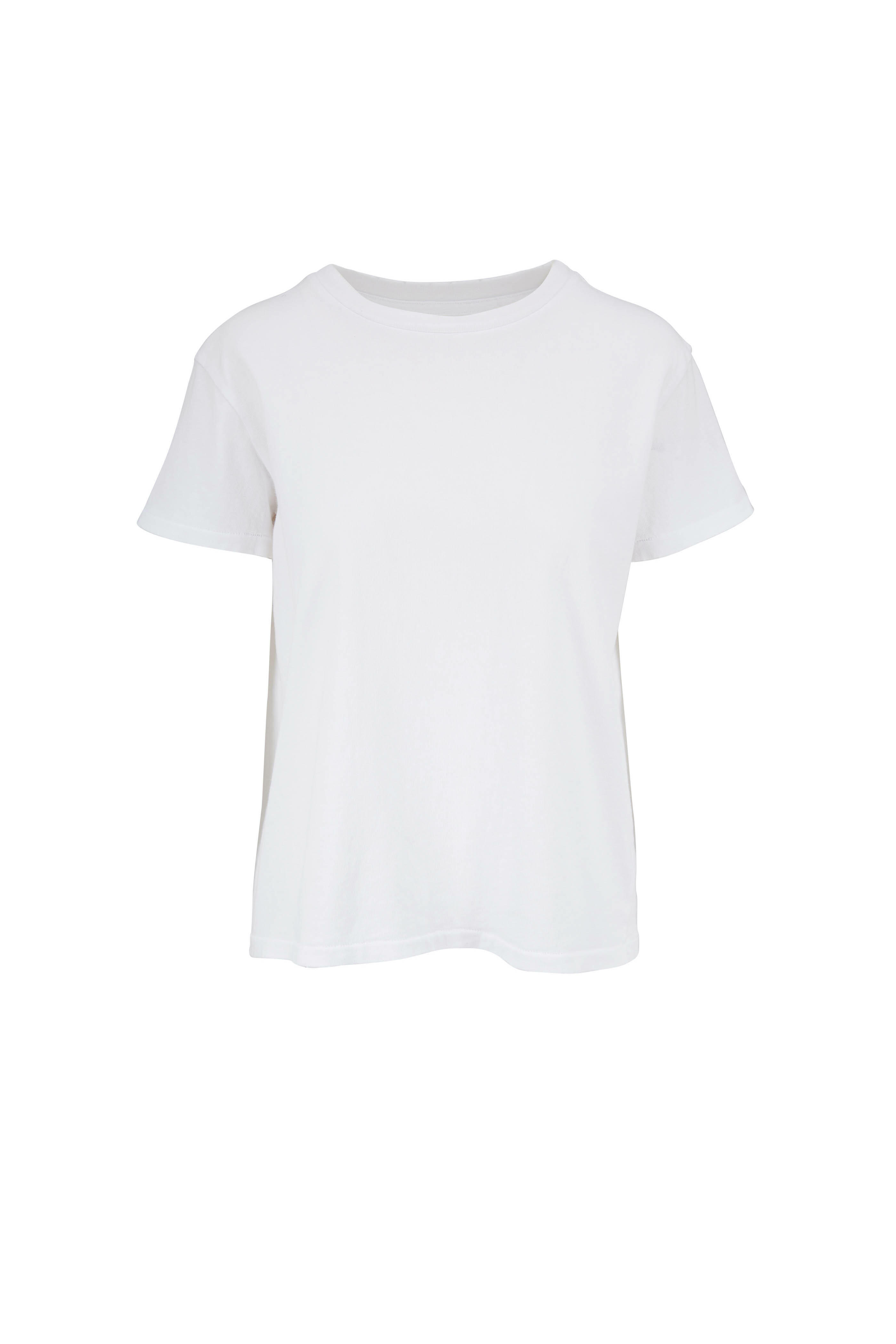 Nili Lotan Women's Brady Cotton T-Shirt - White - Size Medium