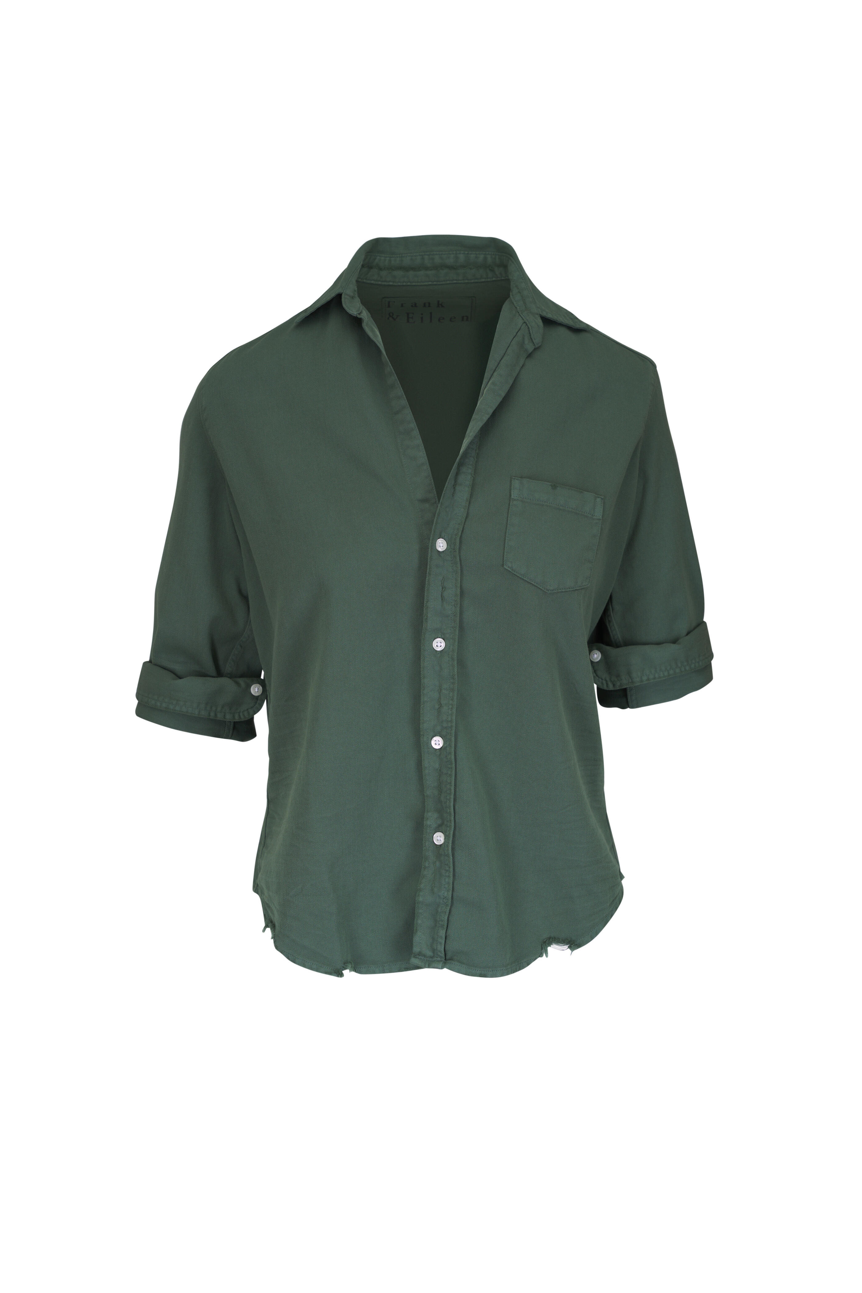 Frank & Eileen - Eileen Moss Green Relaxed Button Up Shirt
