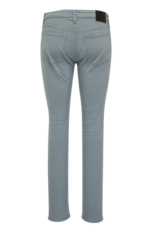 S.M.N. - The Finn Aqua Blue Tapered Slim Jean