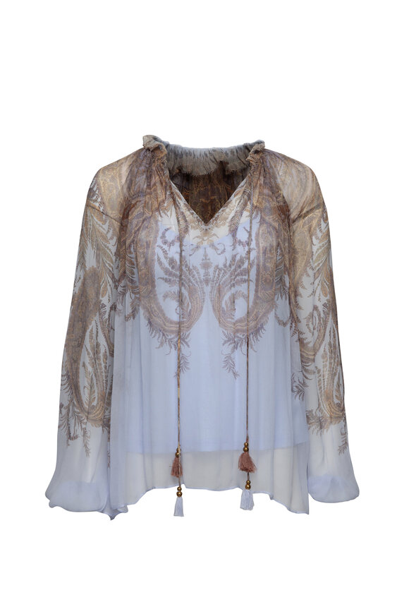 Zimmermann - High Tide Lilac Flower Top | Mitchell Stores