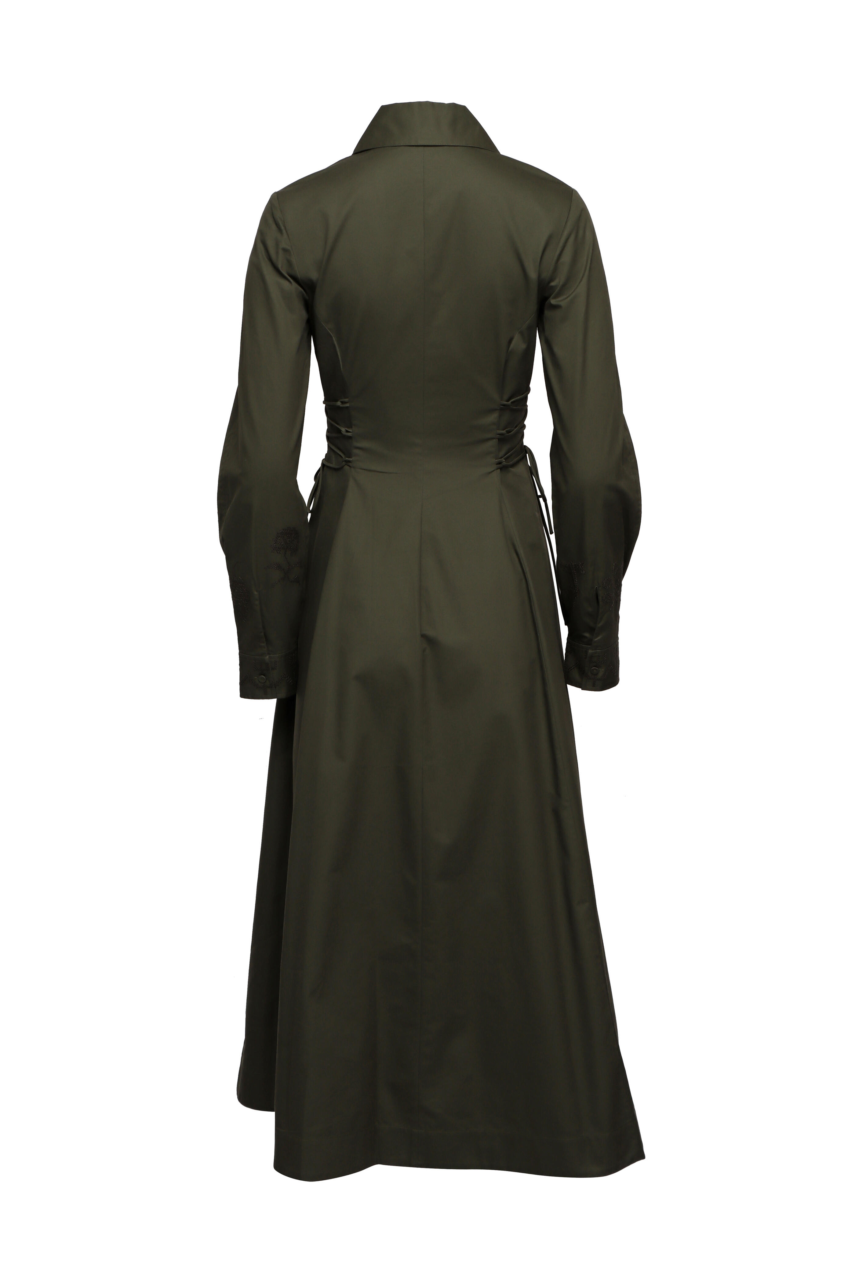 Clea - Josephine Cypress Midi Shirtdress