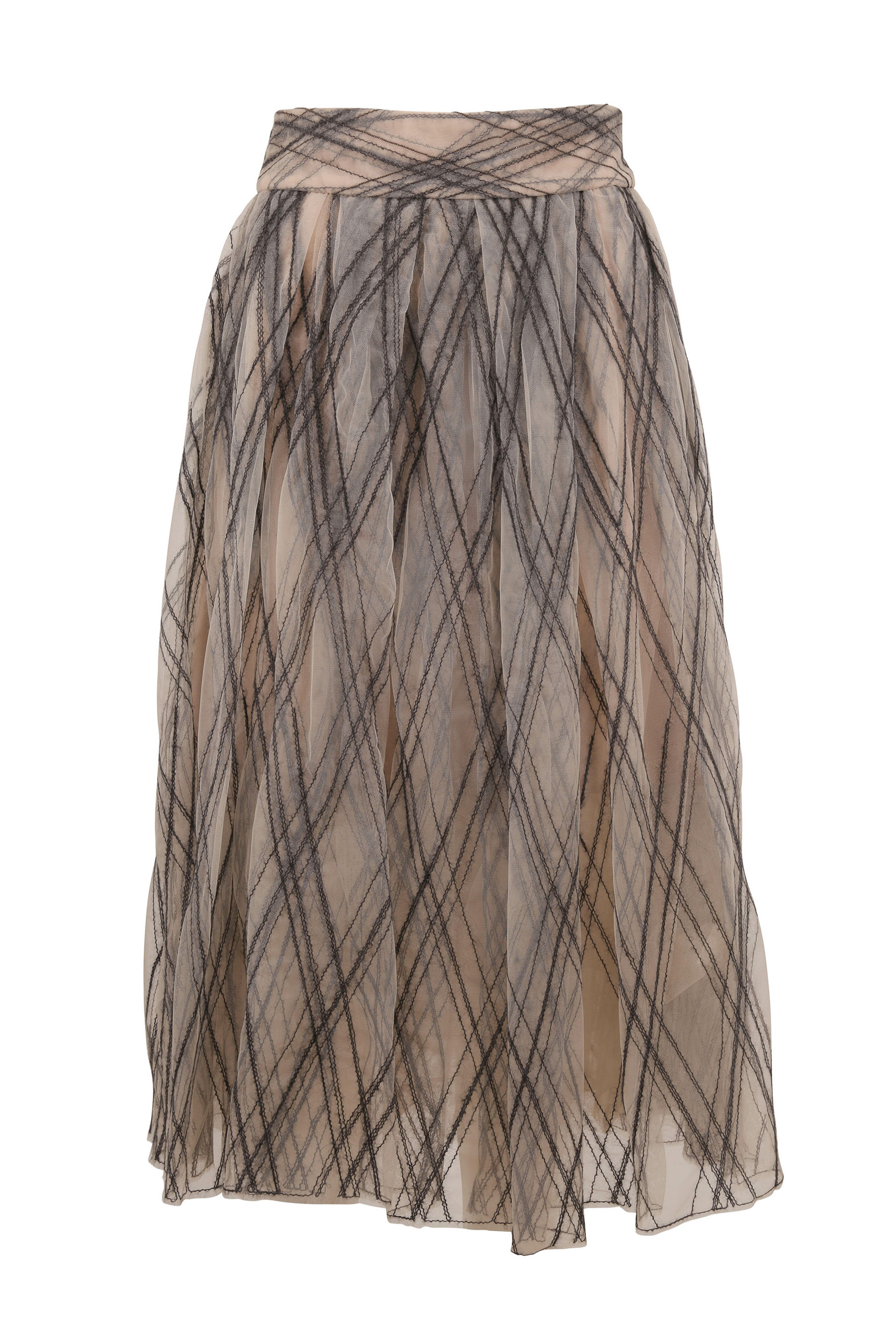 スカート BRUNELLO CUCINELLI Ballon cotton blend skirt Cuoio Cotton-blend midi skirt in grey - Brunello Cucinelli | Mytheresa