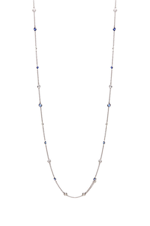 Oscar Heyman - Platinum Sapphire & Diamond Necklace