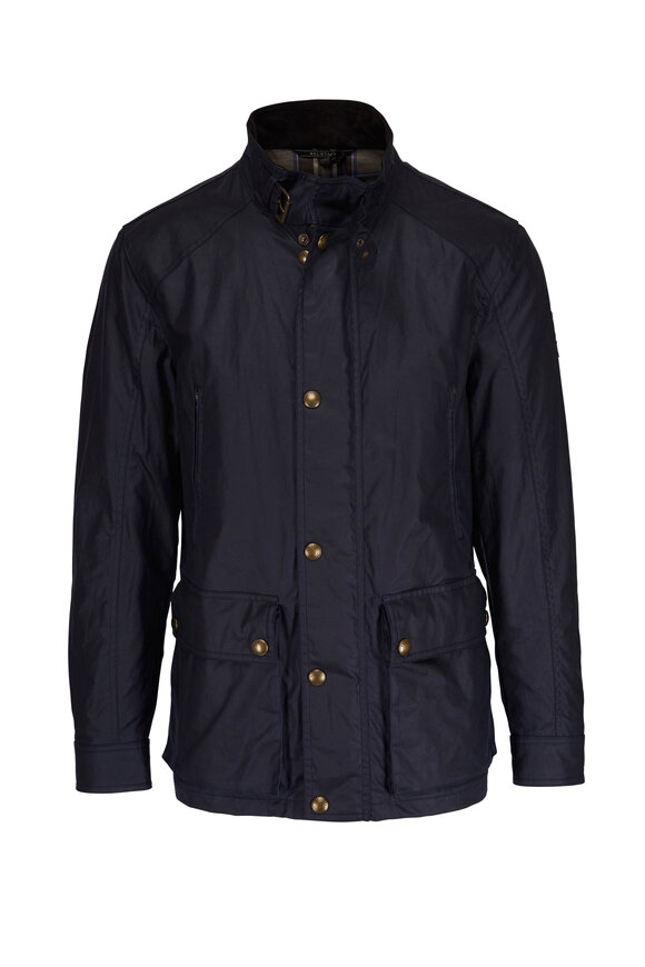 Belstaff - New Tourmaster Dark Navy Waxed Cotton Jacket