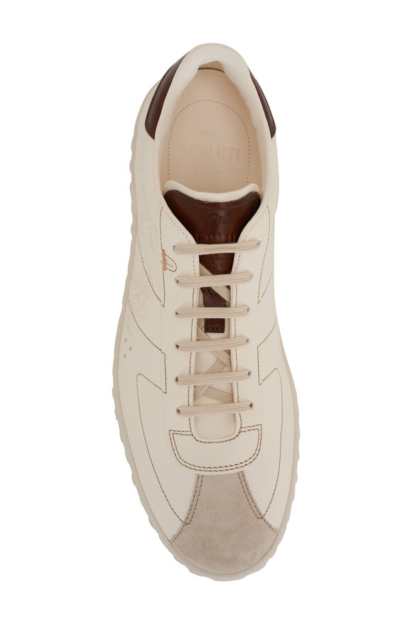 Berluti - Trainer White Leather Sneaker