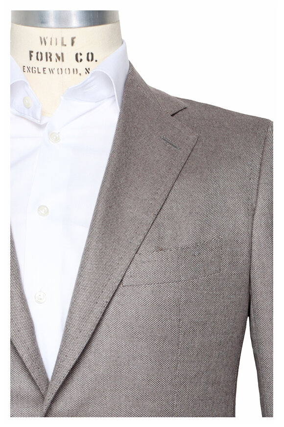 Cesare Attolini Deep Beige Cashmere Sportcoat